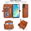 Samsung Galaxy S23+ 5G Leather Wallet Case with Lanyard (Brown) - 4