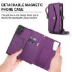 Samsung Galaxy S21+ 5G Leather Wallet Case with Lanyard - Dark Purple - 2
