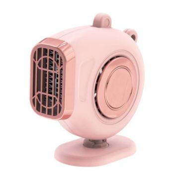 Pink 24V Portable Car Dashboard Heater & Winter Defroster - 1