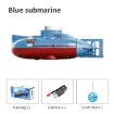 Mini USB Charging Remote Control Submarine Toy - Blue - 3