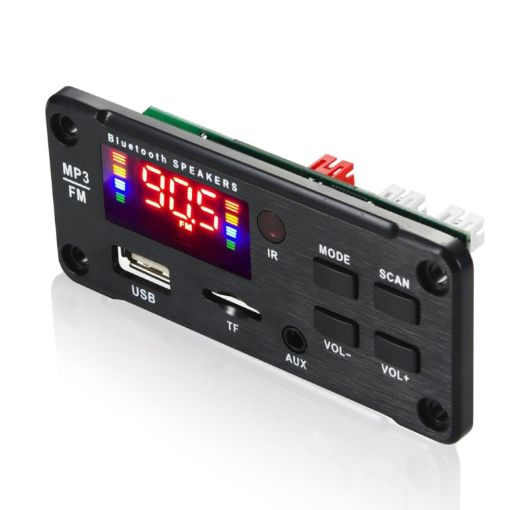 JX-916BT 12V 50W Car MP3 Player with Bluetooth, FM, Call, Recording - 1