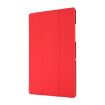 Red 3-Fold Skin Texture Case for Galaxy Tab A7 10.4 (2020) T500/T505 - 2