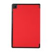 Red 3-Fold Skin Texture Case for Galaxy Tab A7 10.4 (2020) T500/T505 - 3
