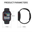 Pink DW35 Smart Watch, 1.75" Screen, IP67 Waterproof, Monitors & Calls - 2