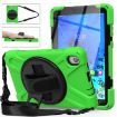 Shockproof Green Case for Lenovo Tab M8 (2020) with Straps & Holder - 3