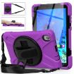 Lenovo Tab M8 (2020) Shockproof Case with Holder & Straps (Purple) - 3
