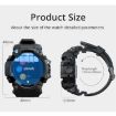 Lokmat ATTACK Smart Watch, 1.28" TFT, Sleep/Heart Rate/BP Monitor (Black) - 3