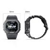 Lokmat OCEAN Smart Watch, 1.14" TFT, IP68, Sleep/Sport, Wine Red - 3