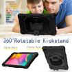 Samsung Tab A 8.0 2019 T290 360 Robot Case with Holder Black - 3