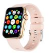 D06 Gold 1.6" IPS Smart Watch, IP67 Waterproof with Monitoring - 1