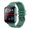 P6 1.54" IP68 Waterproof Smartwatch, Bluetooth Call & Monitoring Green - 1