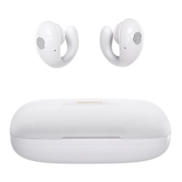 Remax TWS-17 White Ear Clip Bluetooth 5.0 Wireless Earphones - 1