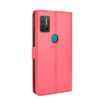 Ulefone Note 11P Red Leather Flip Case with Card Slots & Holder - 6
