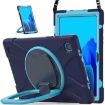 Samsung Galaxy Tab A7 10.4 Case with Holder & Strap (Navy/Blue) - 1