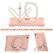 Galaxy Tab A7 10.4 2020 Case with Holder & Strap, Rose Gold - 2