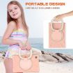 Galaxy Tab A7 10.4 2020 Case with Holder & Strap, Rose Gold - 5