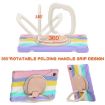 Galaxy Tab A7 10.4 Case with Holder & Strap, Silicone + PC, Pink - 2