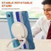 Galaxy Tab A7 10.4 Case with Holder & Strap, Silicone + PC, Blue - 6