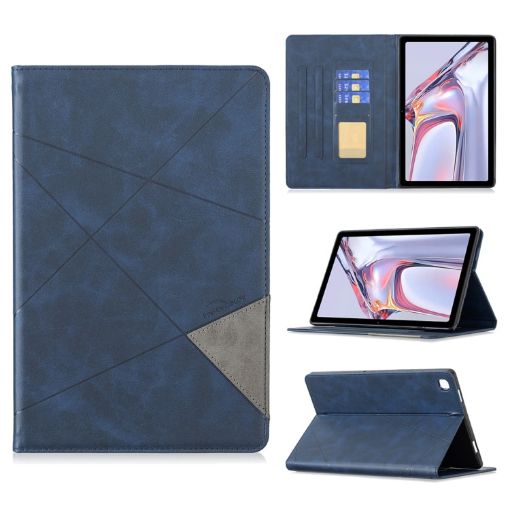 Samsung Galaxy Tab A7 10.4 Leather Case - Dark Blue, Card Slots - 1