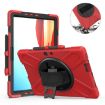Red Shockproof Case for Microsoft Surface Pro X with Strap & Holder - 2