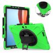 Shockproof Silicone Case for Microsoft Surface Pro X with Straps, Green - 2