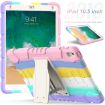 Shockproof Pink 3-Layer Case with Holder for iPad Pro 10.5 (2019/2017) - 2