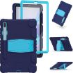Samsung Galaxy Tab S6 T860 Shockproof Case with Holder (Navy+Blue) - 4