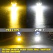 V6 P13W 30W 3000LM IP65 LED Fog Light, Double Color 30LEDs SMD-2525 - 6