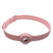 Shockproof Silicone Pet Collar Cover Case for AirTag (Pink) - 1