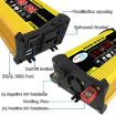 Legend II 4000W 12V to 220V Modified Wave Car Inverter (Yellow) - 4