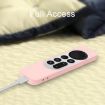 Sky Blue Silicone Case with Rope for Apple TV 4K Siri Remote - 5