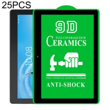 Lenovo Tab E10 TB-X104F 10" 9D Full Glue Ceramic Film, 25 PCS - 1