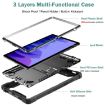 Samsung Galaxy Tab A7 10.4 Shockproof Case with Holder - Black - 5