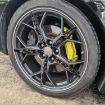 Gold Foil Carbon Fiber Wheel Stickers for Corvette C8 (20pcs, Red) - 3