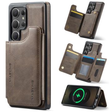 Samsung Galaxy S25 Ultra DG.MING MAGKING-K3 Case (Coffee) - 1