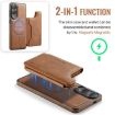 Samsung Galaxy S25 Edge 5G DG.MING RFID Card Phone Case (Brown) - 4
