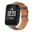 Garmin Forerunner 35/30/35j Black Fine Leather Watch Band 20mm - 1