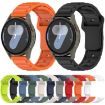 18mm Lime I-Shaped Solid Color Silicone Watch Band - 5