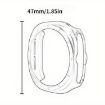 Samsung Galaxy Watch Ultra 47mm White Silicone Band with TPU Case - 6