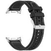 Samsung Galaxy Watch 8/8 Classic Hybrid Nylon Silicone Band Black - 2