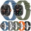 Samsung Galaxy Watch 8/8 Classic Hybrid Nylon Silicone Band Green - 3