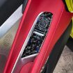 Gold Foil Carbon Fiber Window Stickers for Corvette C8 2020+ - 3