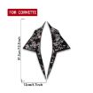 Forged Gold Foil Carbon Fiber Door Stickers for Corvette C8 2020+ - 2