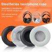 2pcs Grey Ice Silk Earpads for SteelSeries Siberia V1/V2/V3 - 3