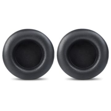 2pcs Black Lambskin Earpads for SteelSeries Siberia V1/V2/V3 - 1