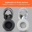 2pcs Black Lambskin Earpads for SteelSeries Siberia V1/V2/V3 - 4