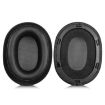 Snap-on Earpads for Swan AW-85 | Protein Leather (2pcs, Black) - 1