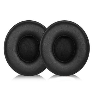 Protein Leather Earpads for Beats Solo3/Solo2 (1 Pair, Black) - 1