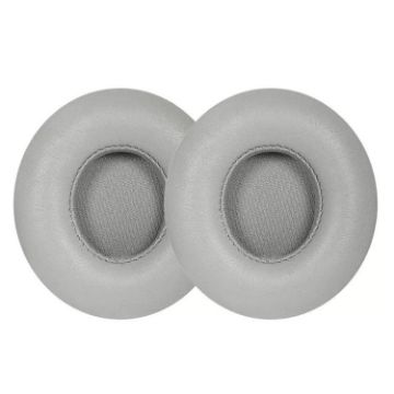 1 Pair Grey Protein Leather Earpads for Beats Solo3/Solo2 - 1