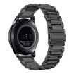 Black 24mm Titanium Alloy Watch Band with Three Beads Flat Buckle - 2